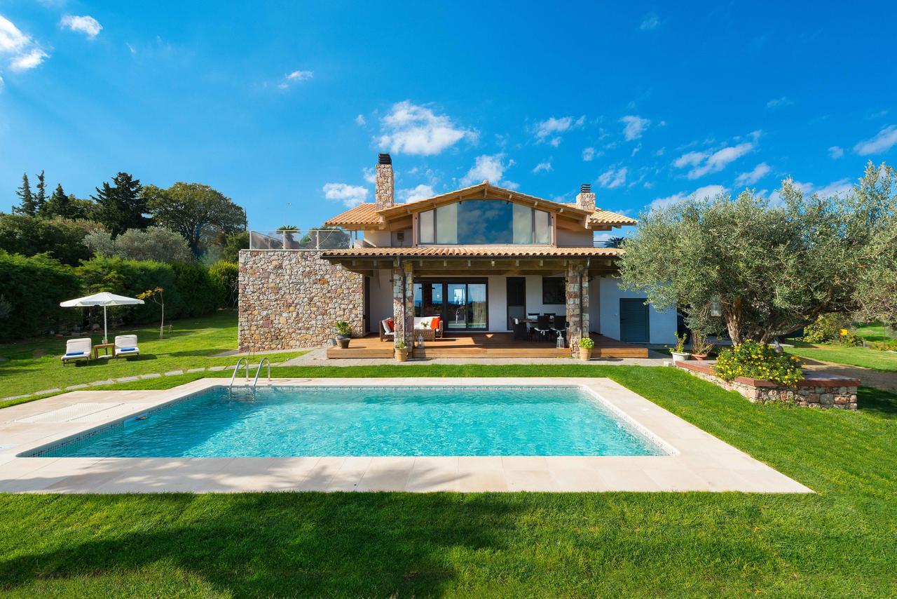 Blue & Green View Villa Asgourou Exterior foto